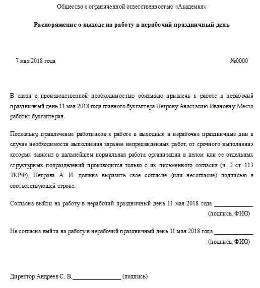 Выходные дни в Трудовом Кодексе Российской Федерации